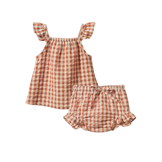 Petal Set Dandelion Gingham