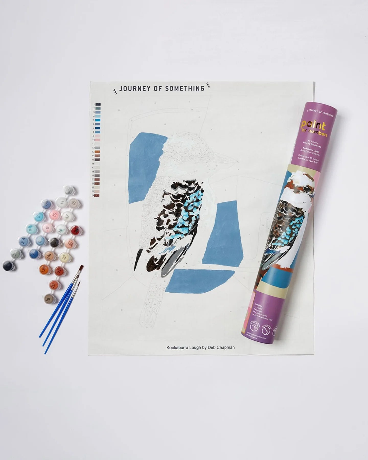 Paint By Numbers Kookaburra Laugh