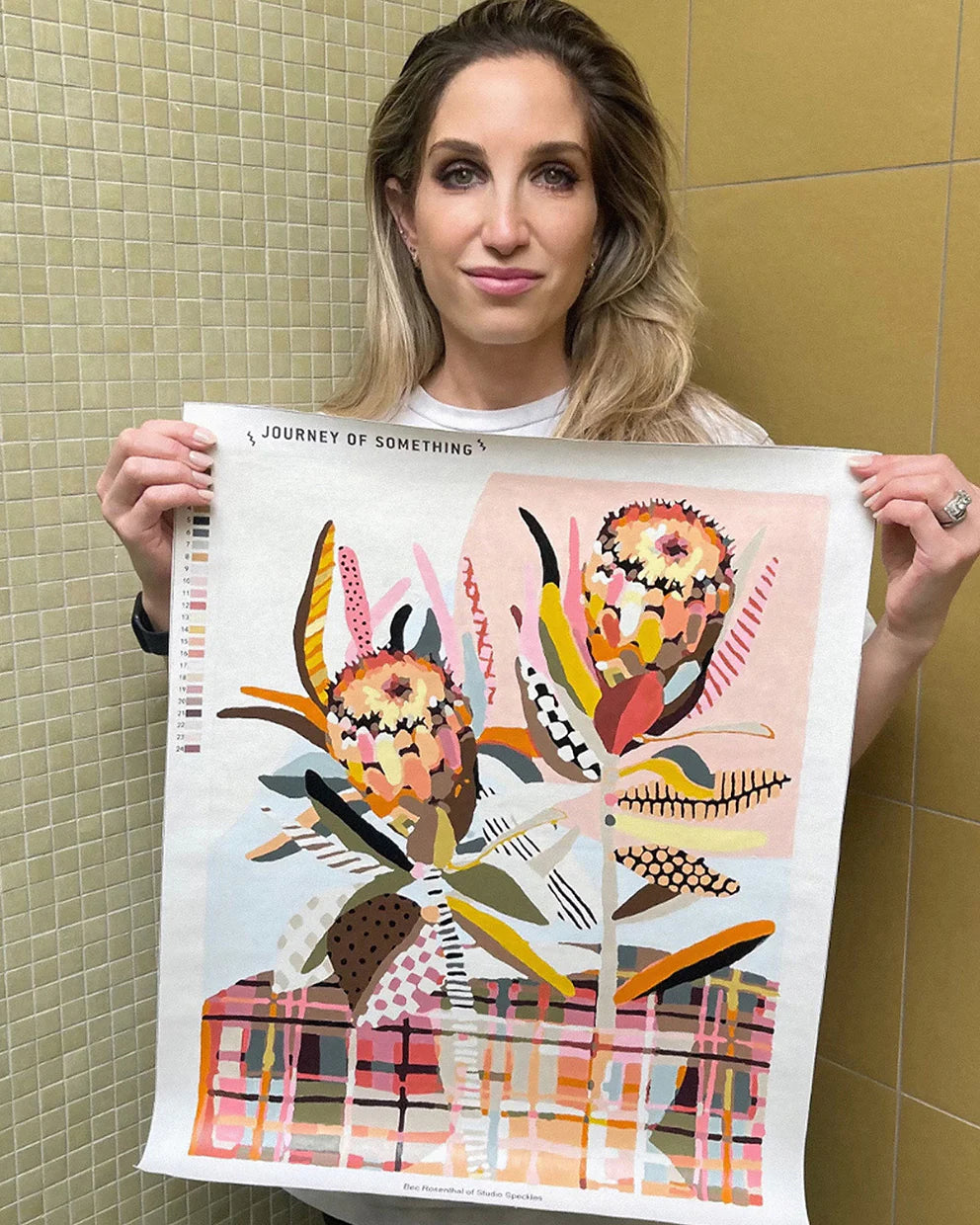 Paint By Numbers Two Proteas