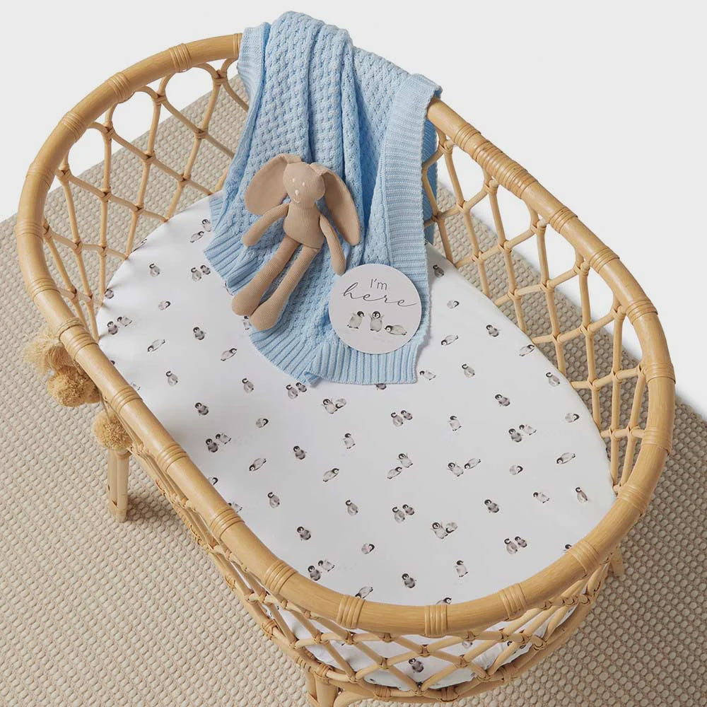 Penguin  Bassinet Sheet