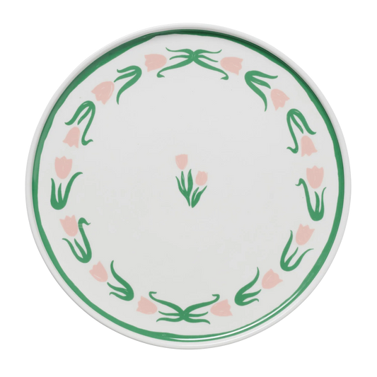 Tabitha Hope Pink Tulip Plate