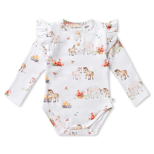 Pony Pals Long Sleeve Bodysuit