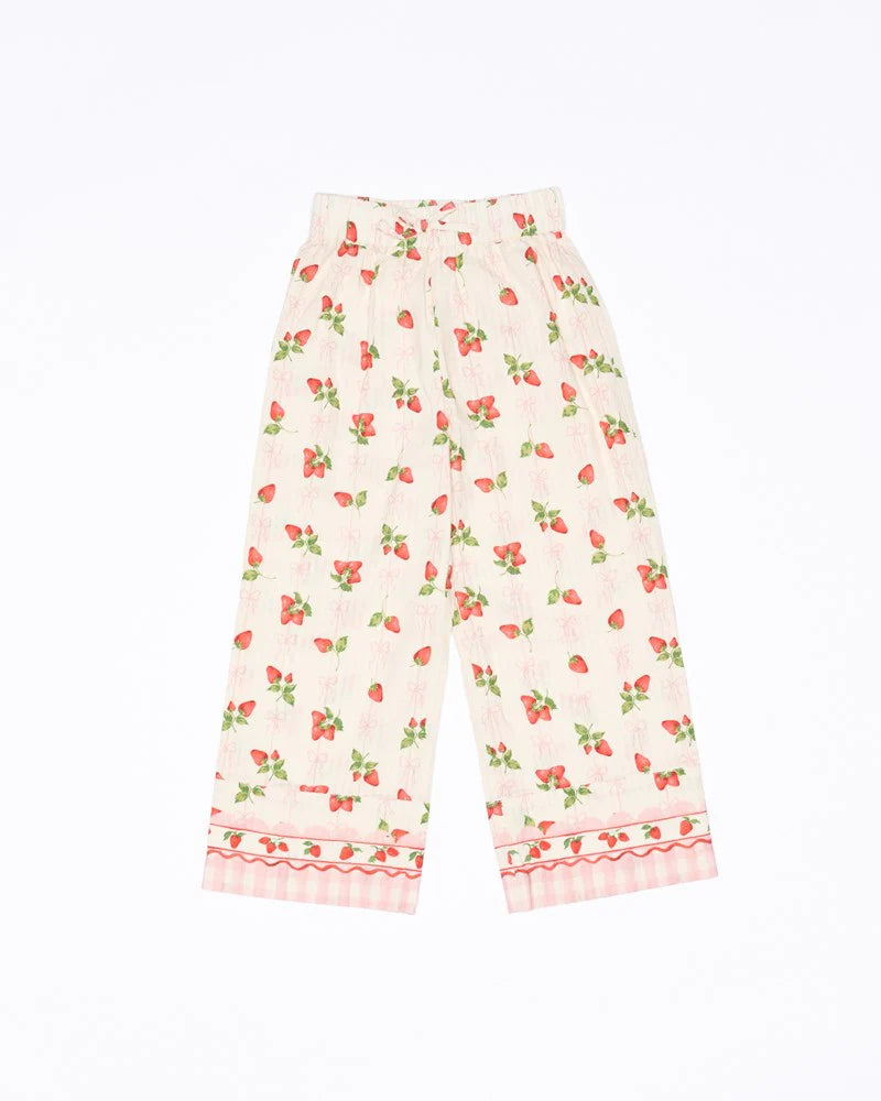 Poppy Pant Strawberries and Cream