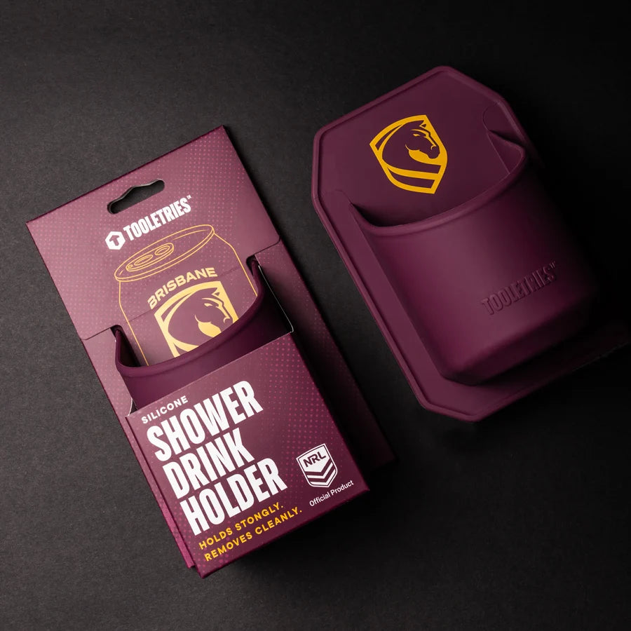 Shower Drink Holder Broncos Maroon