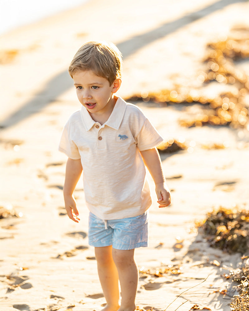 Surfs Up Tufted Fox Polo