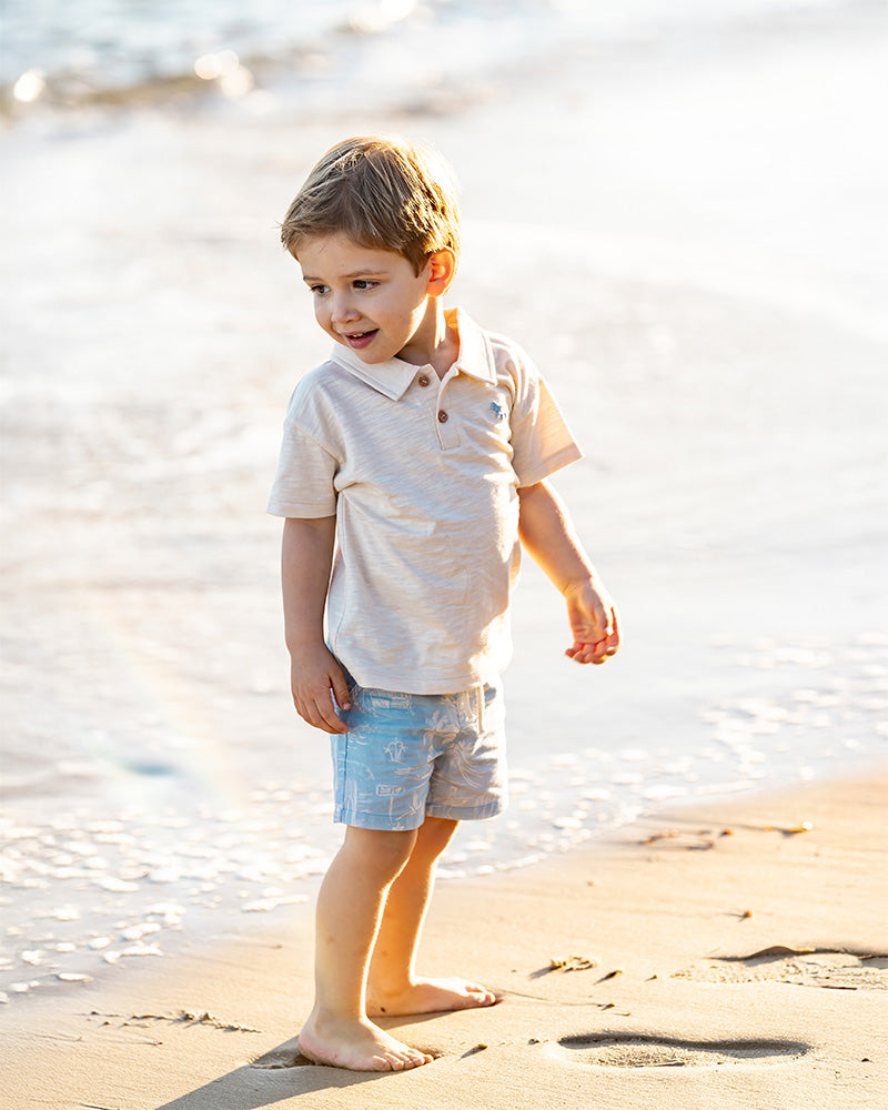 Surfs Up Tufted Fox Polo