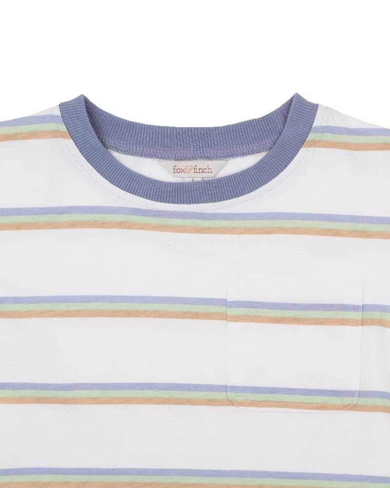 Wildlings Stripe Pocket Tee