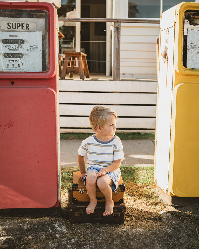 Wildlings Stripe Pocket Tee