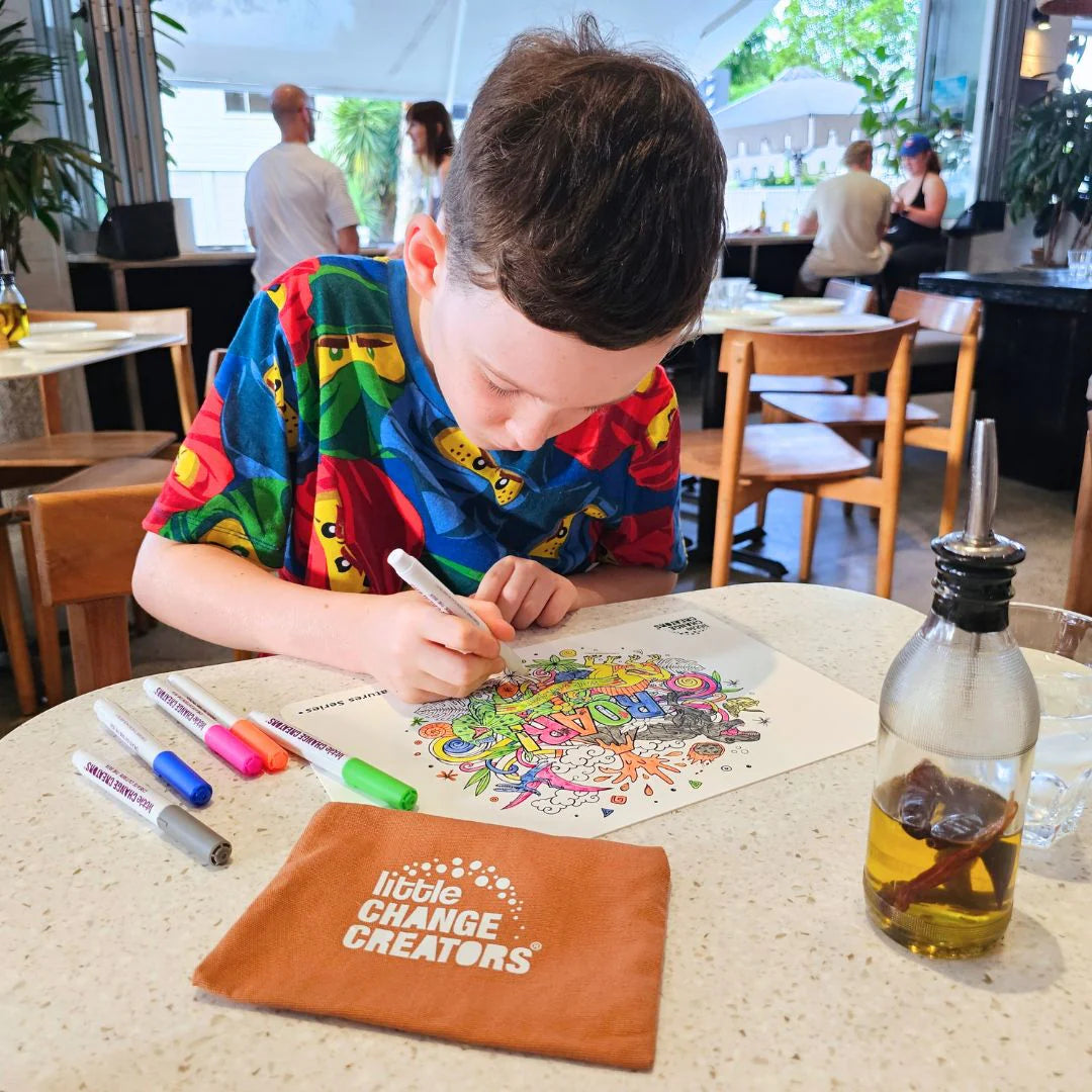 G’DAY! Pocket Reusable Colouring In Set