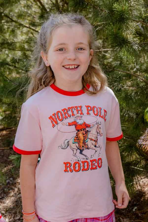 Rodeo Santa Tee Pink