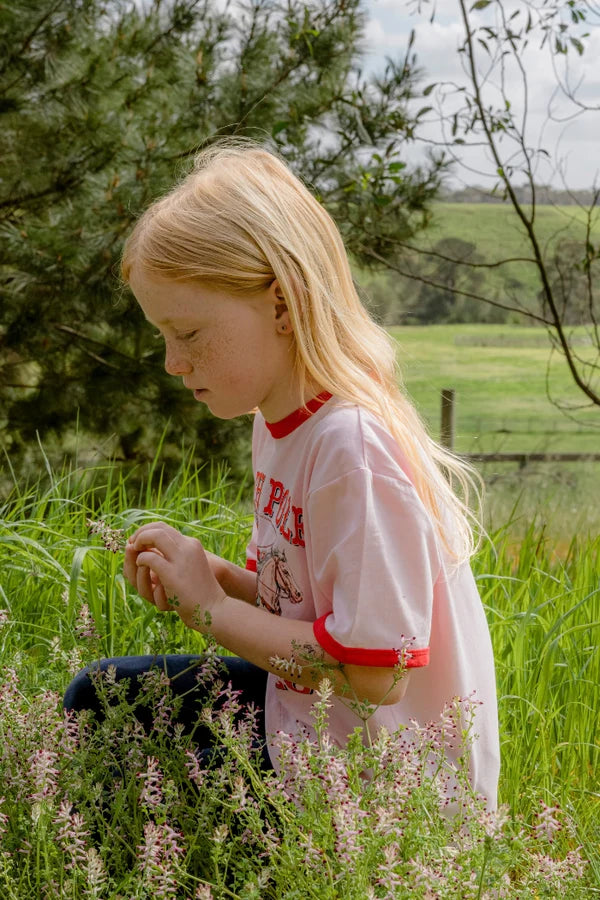 Rodeo Santa Tee Pink