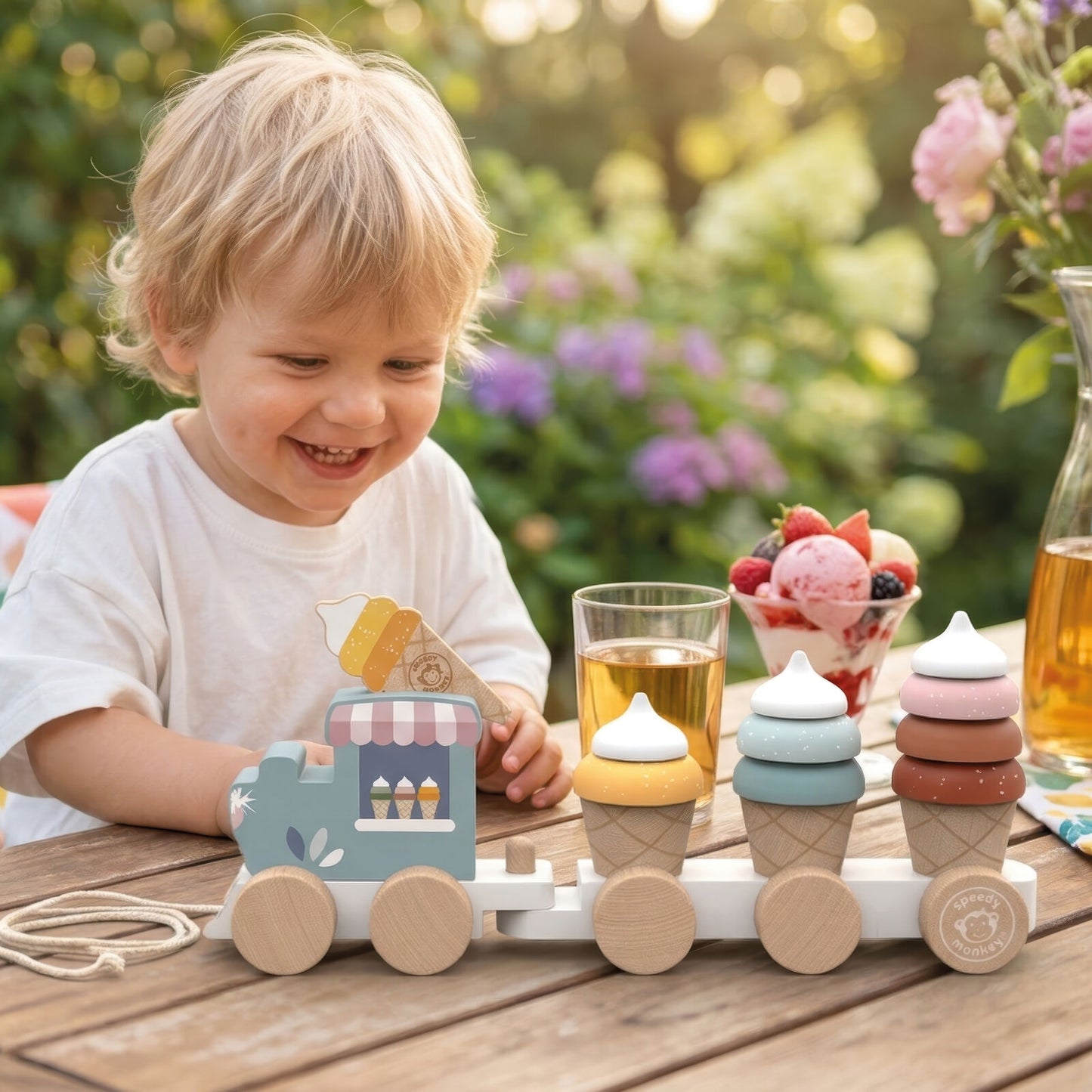 Ice Cream Stacking Train