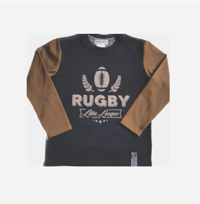 Boys LS Graphic Tee - Rugby
