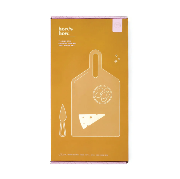 The Garth Cheese Board and Knife Set