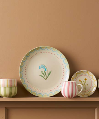 Cake Plate June's Garden Blue Bell 32cm