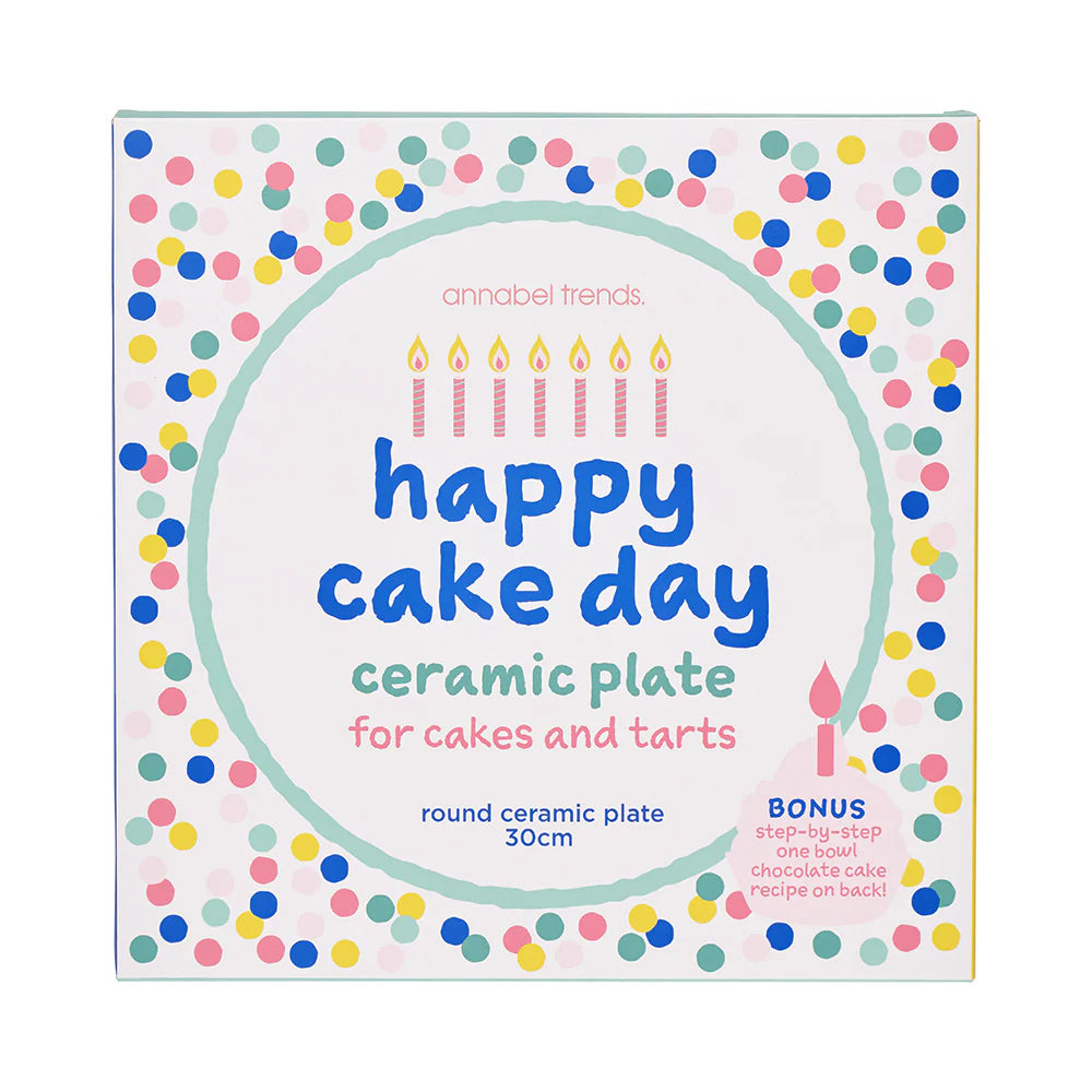 Serving Plate Happy Cake Day