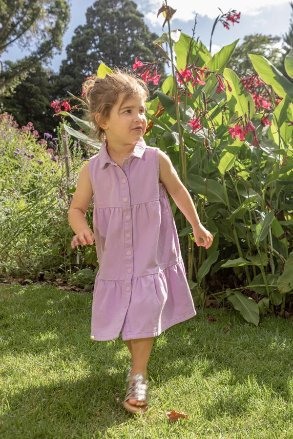 Lilac Twill Dress