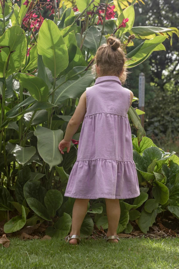 Lilac Twill Dress