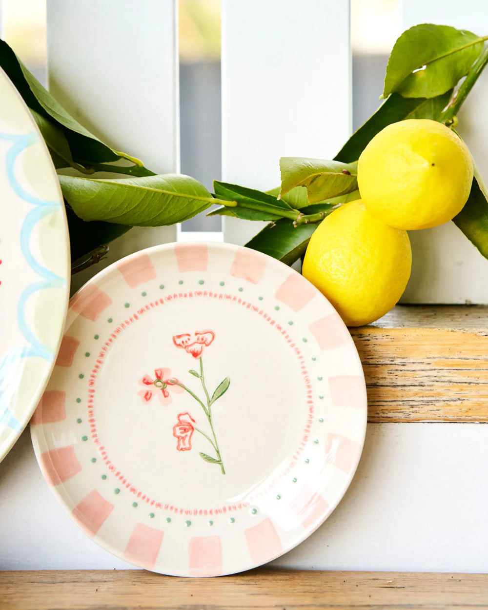 Side Plate 16cm June's Garden Geranium