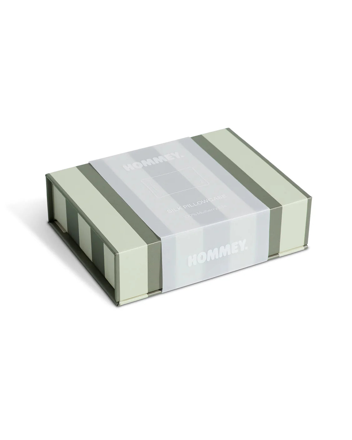 Silk Pillowcase Wasabi Stripes