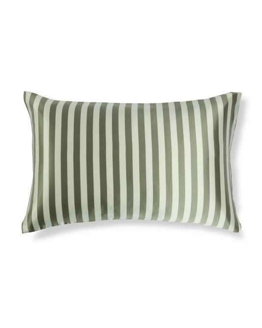 Silk Pillowcase Wasabi Stripes