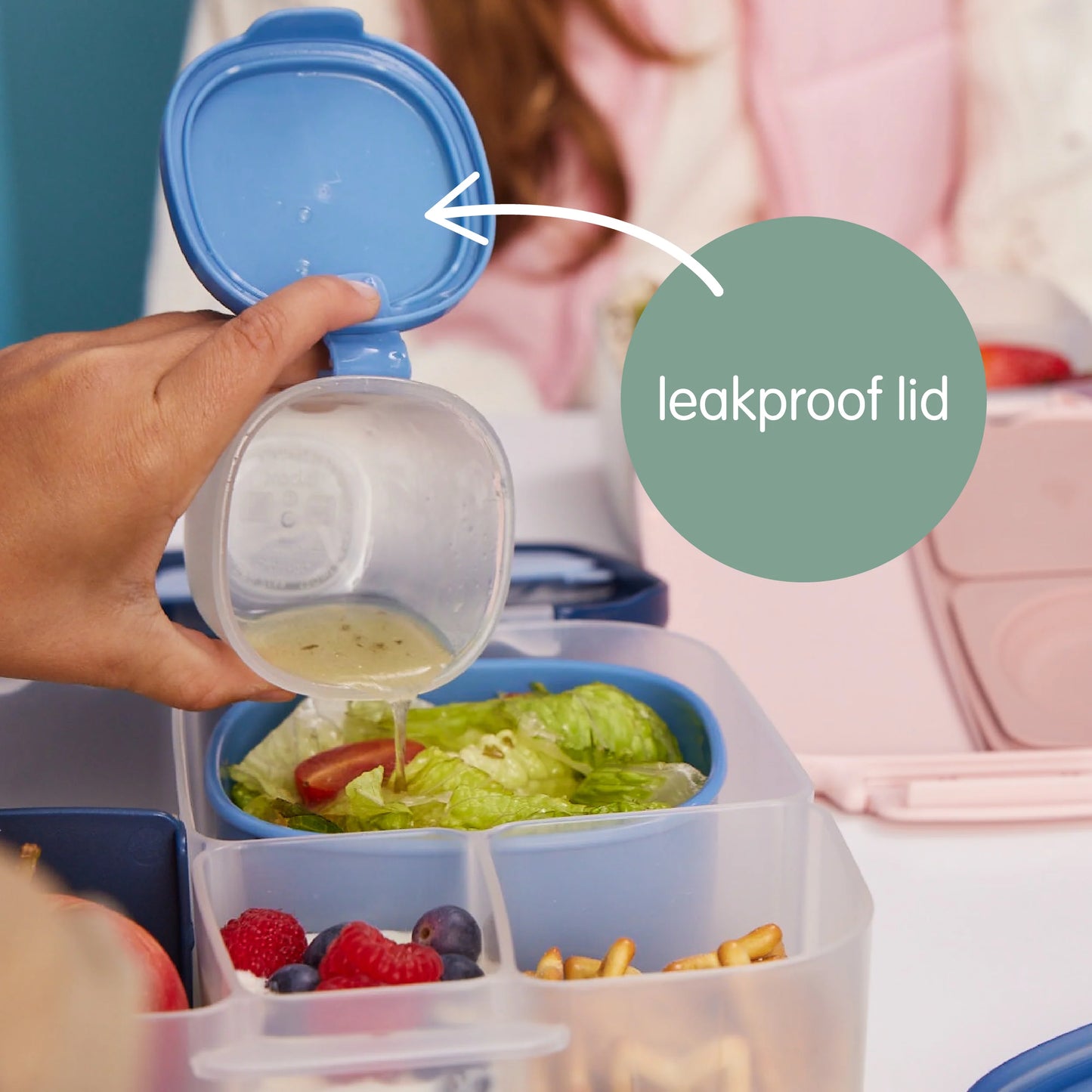 Snack Tubs 3pk Berry