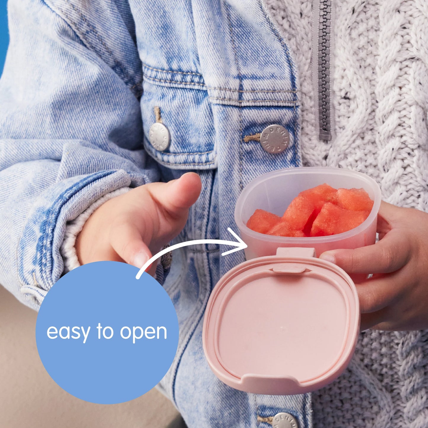 Snack Tubs 3pk Berry