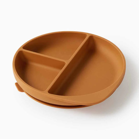 Silicone Suction Plate Chestnut
