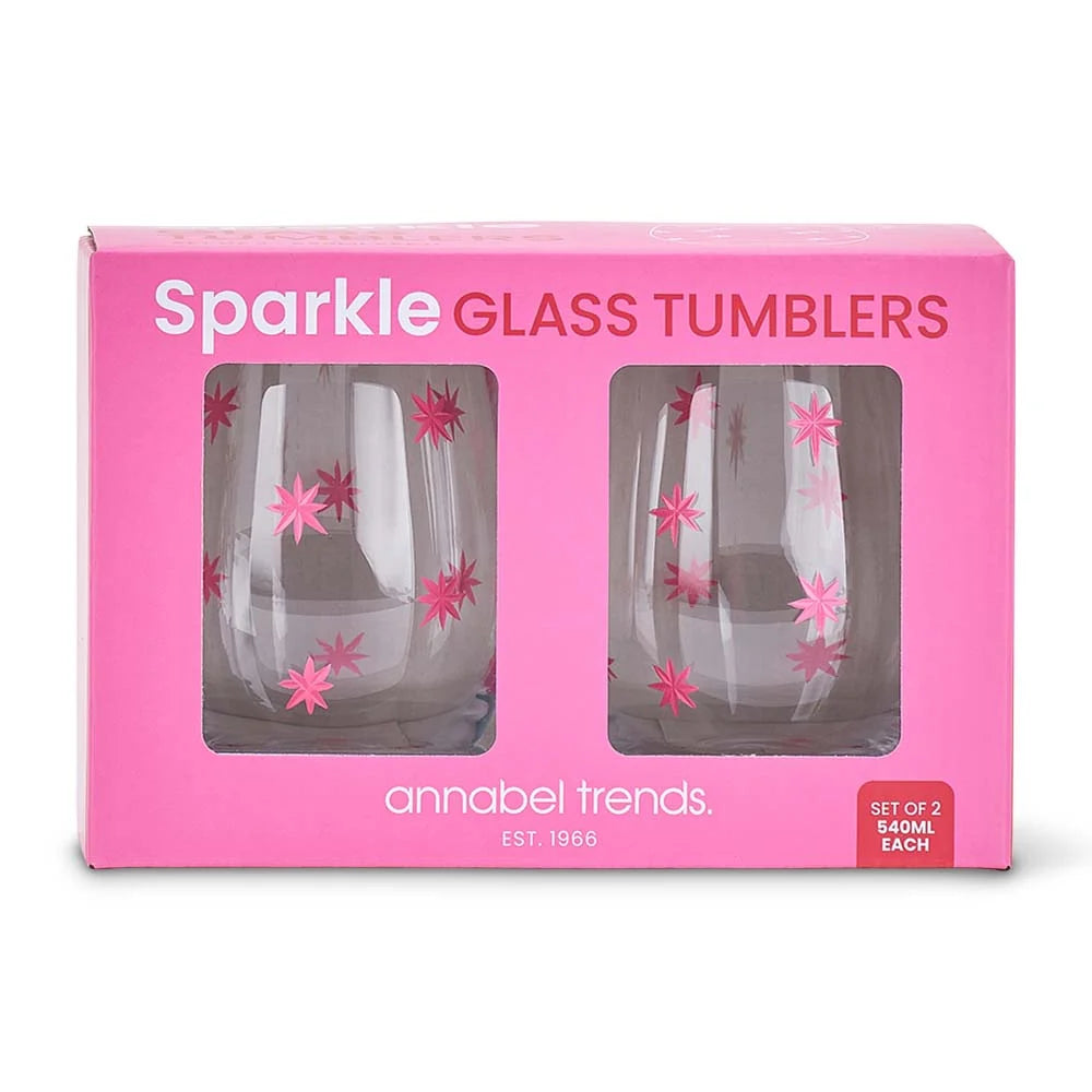 Sparkle Tumbler Glasses 2pc