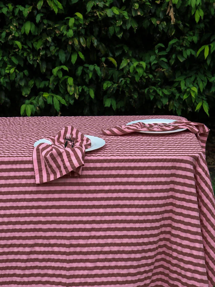 Sundae Seersucker Tablecloth 160 x 260 cm