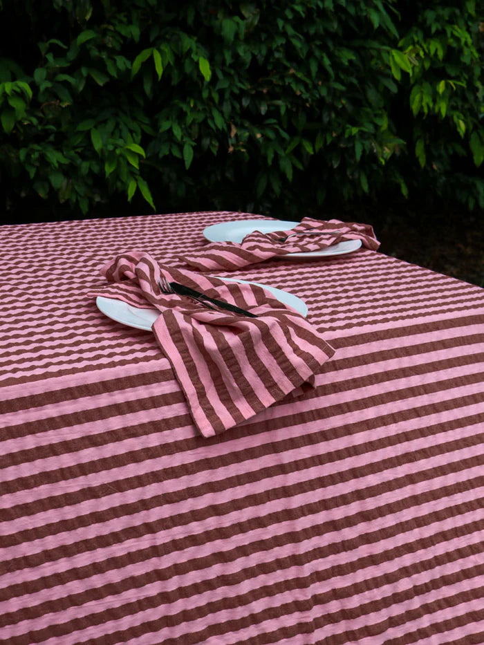 Sundae Seersucker Tablecloth 160 x 260 cm