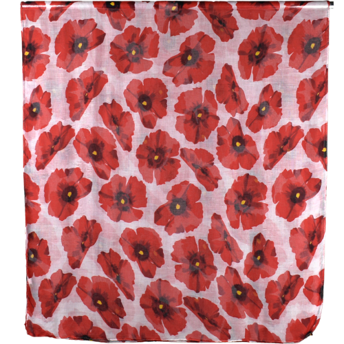 Large Poppies Scarf