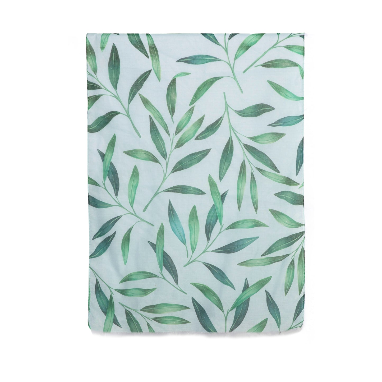Leaves Scarf Mint