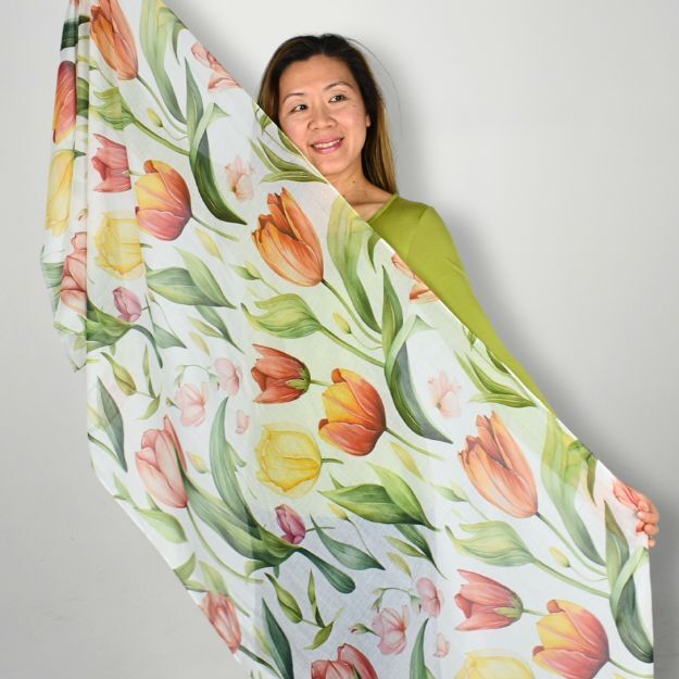 Tulip Garden Scarf