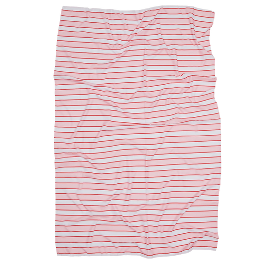 Pink and White Pin Stripe Tablecloth