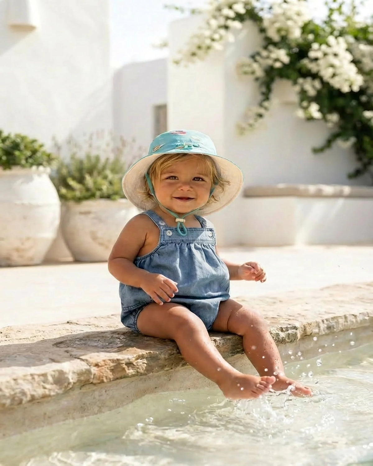 Baby Romper Bubble Denim