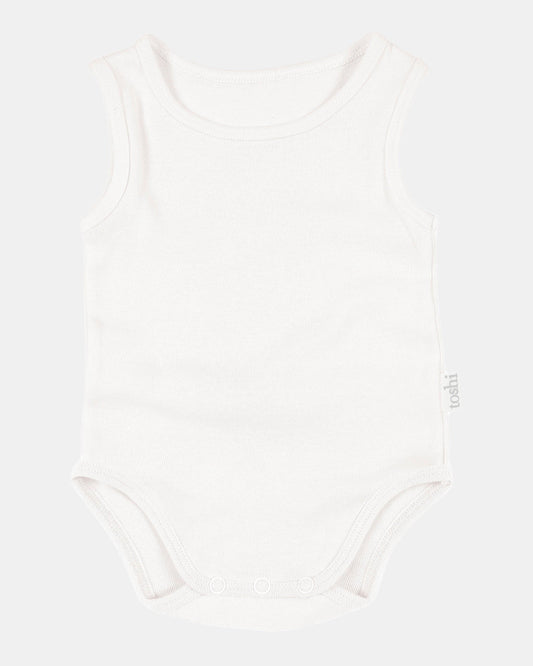 Dreamtime Organic Onesie Singlet Cream