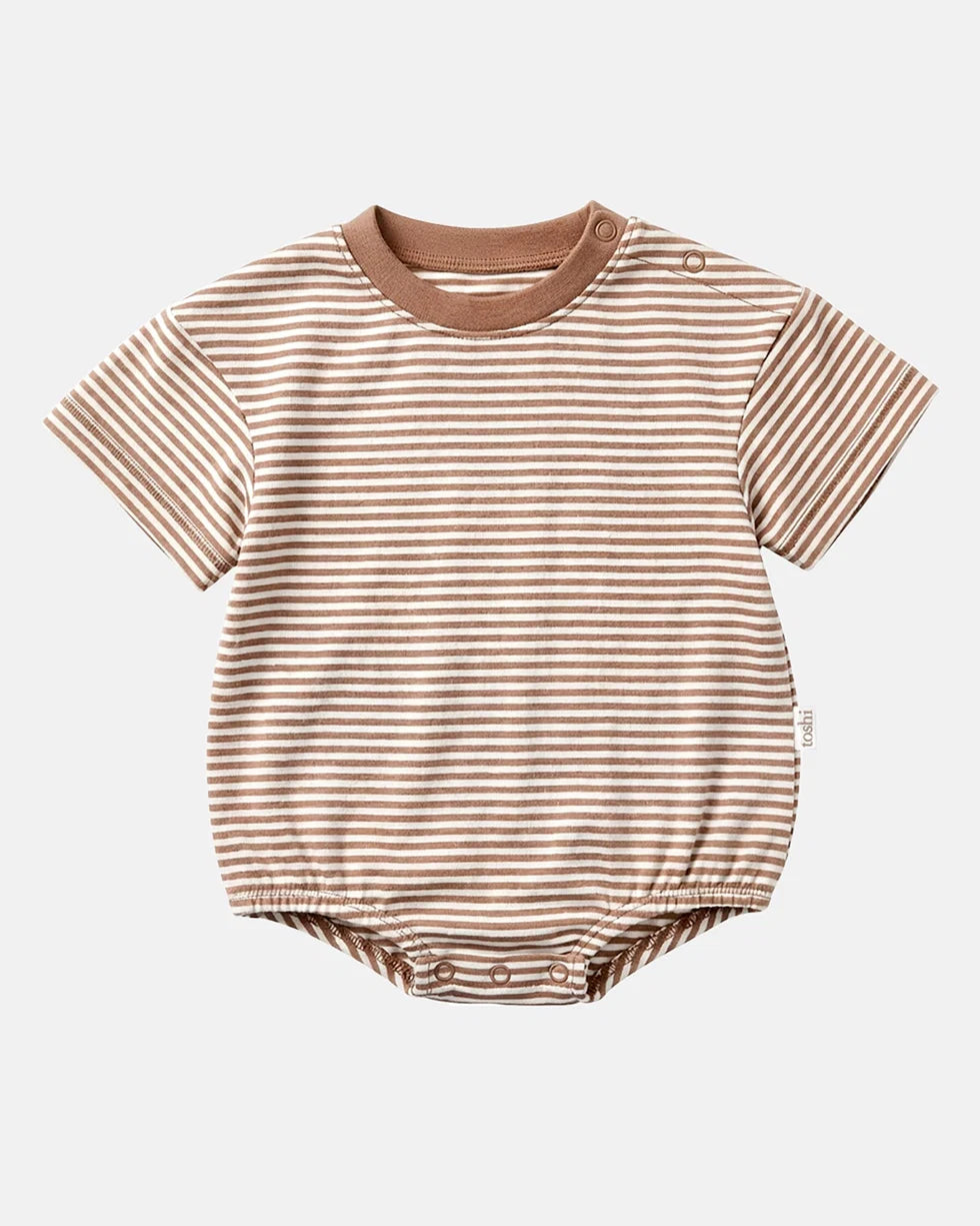 Onesie S/S Bubble Mini Mocha