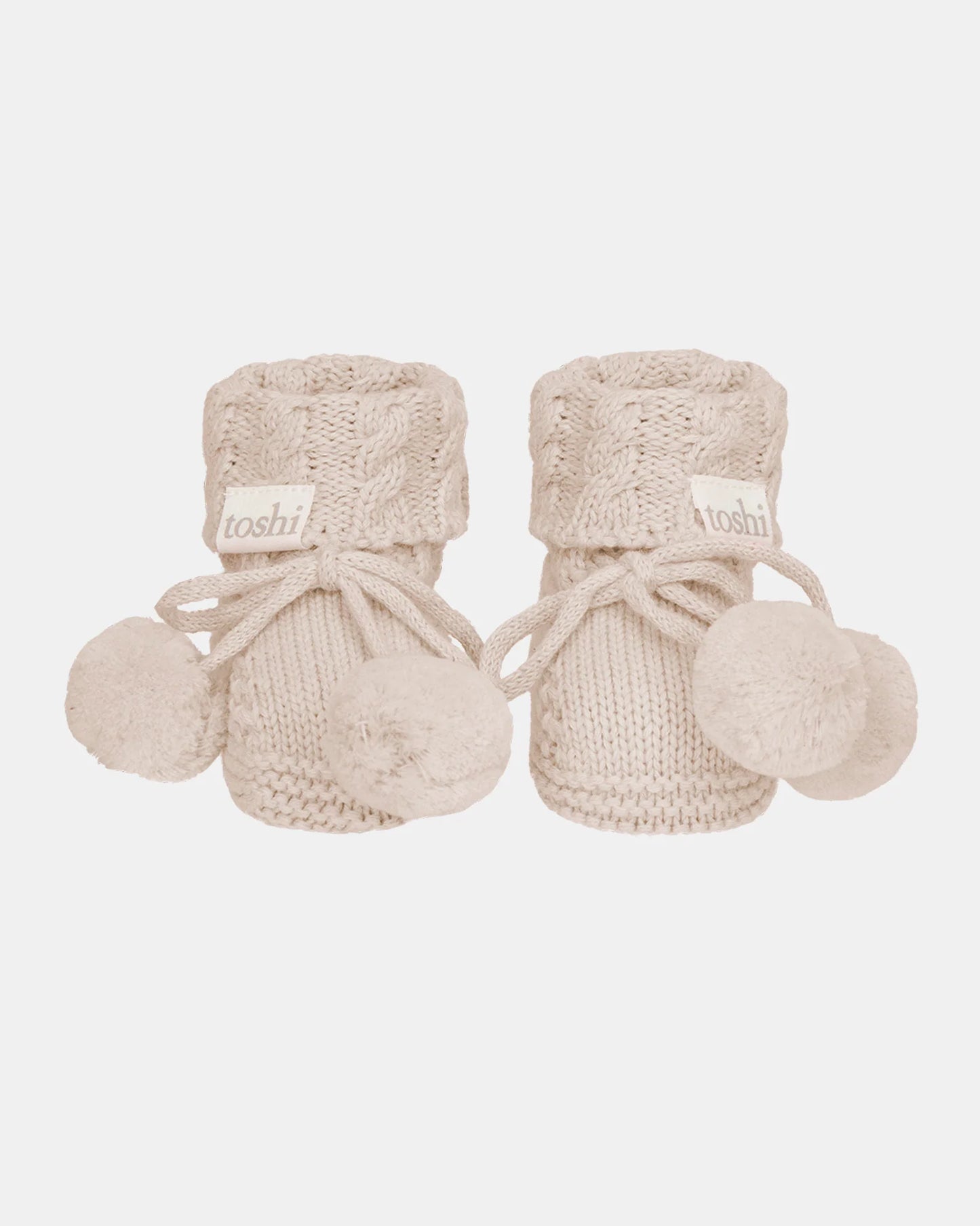 Organic Booties Oatmeal