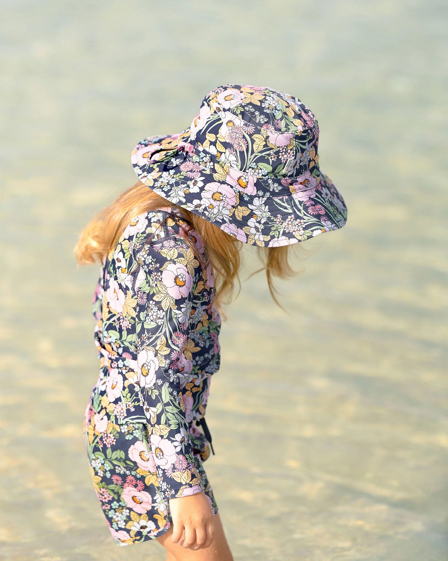 Swim Sunhat Moonlight Bloom