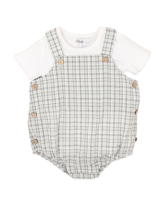 Taylor Check Bodysuit & Tee Set