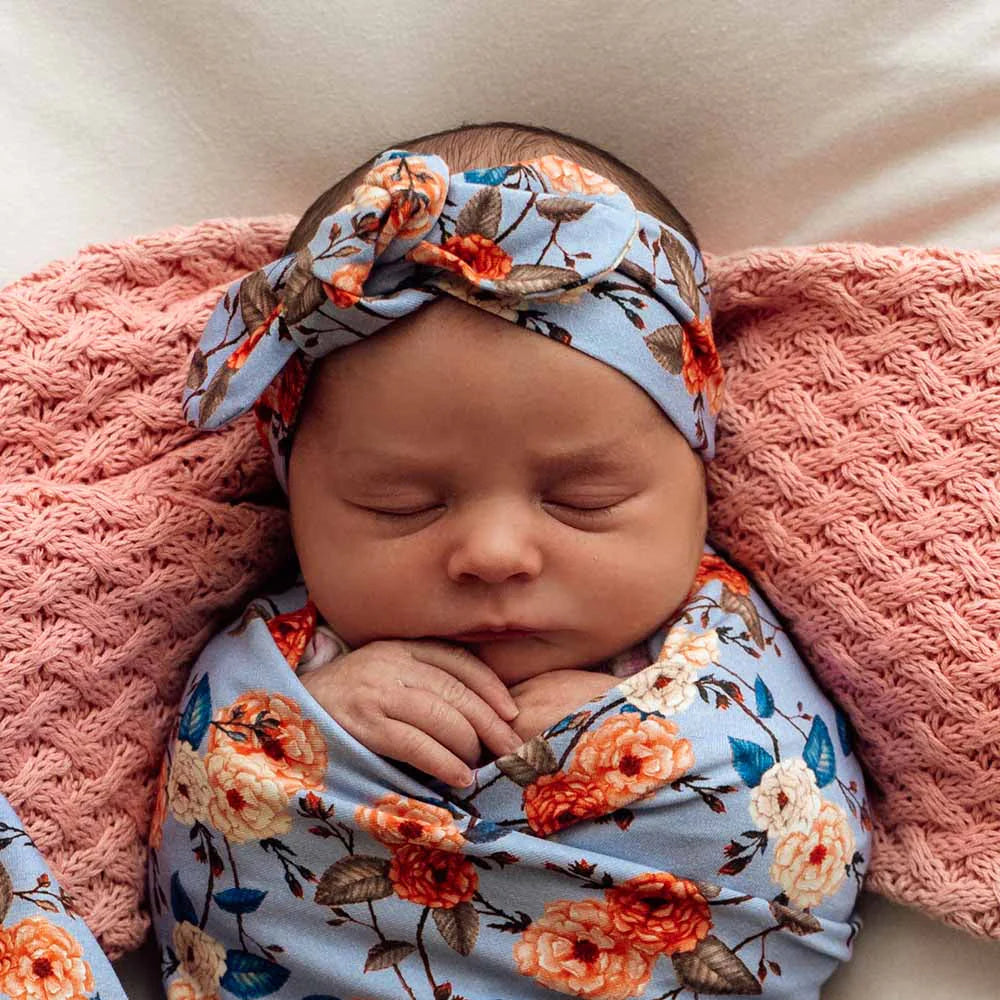 Vintage Blossom Topknot Headband