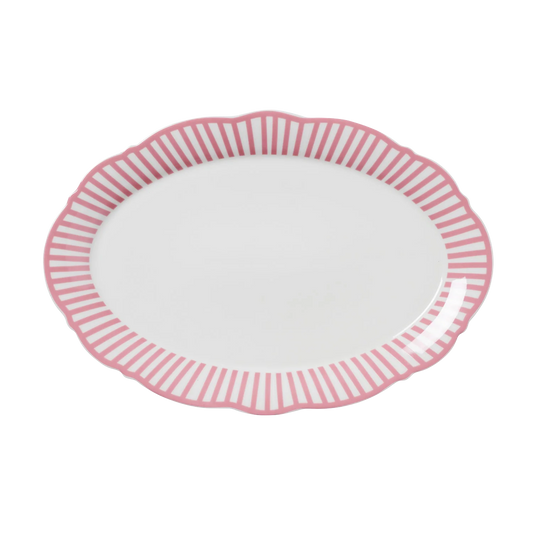 Pink Radiant Wave Platter