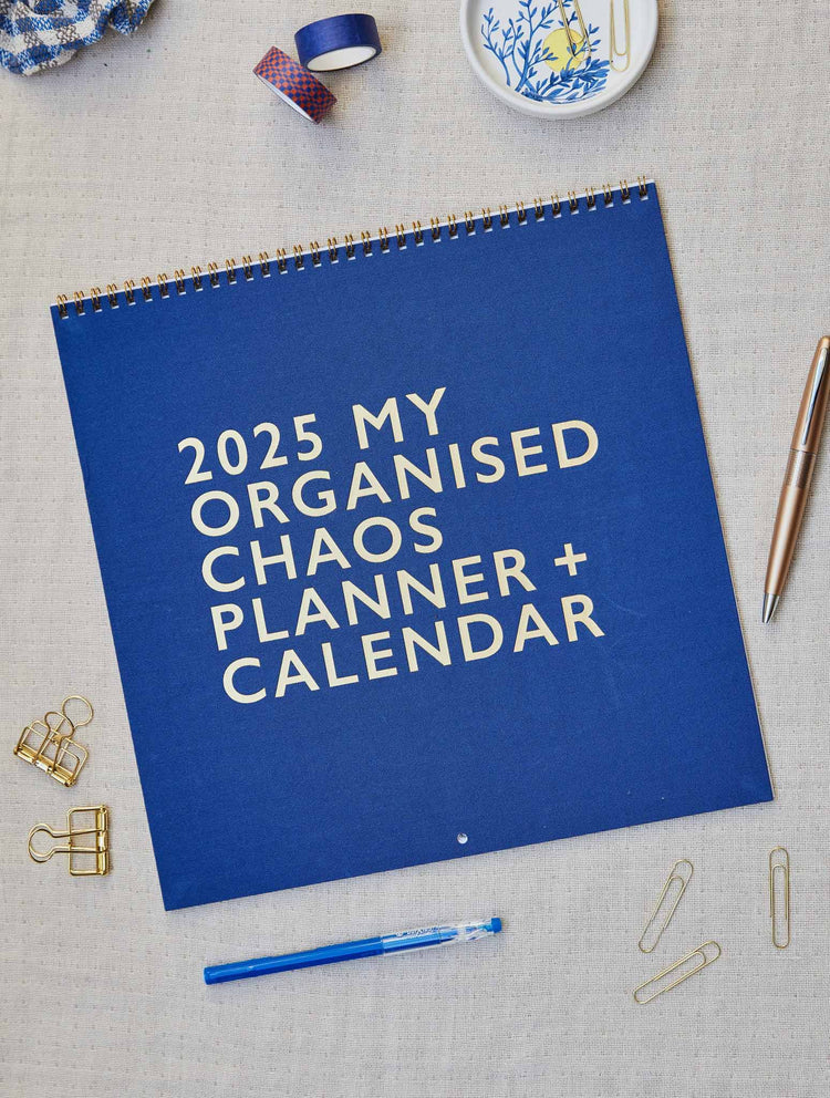 2025 Linen Planner & Calendar Indigo