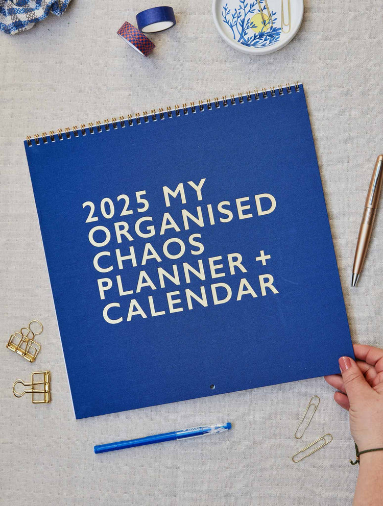 2025 Linen Planner & Calendar Indigo