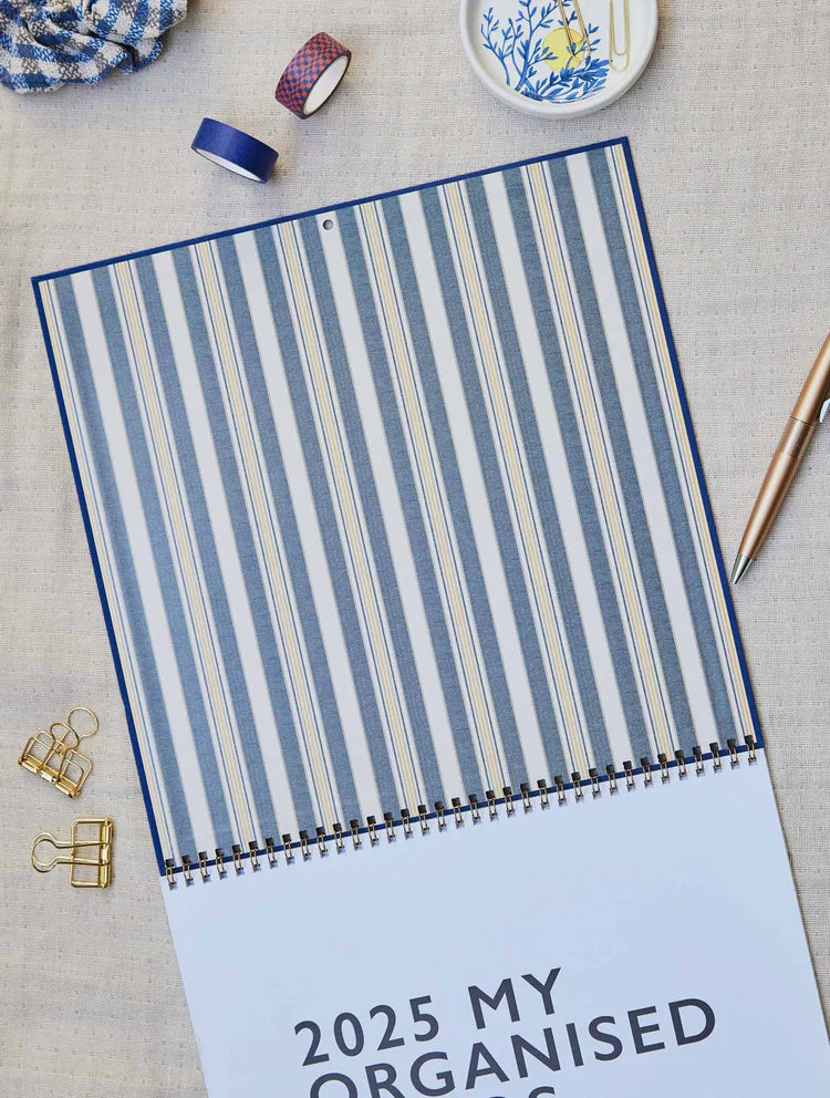 2025 Linen Planner & Calendar Indigo