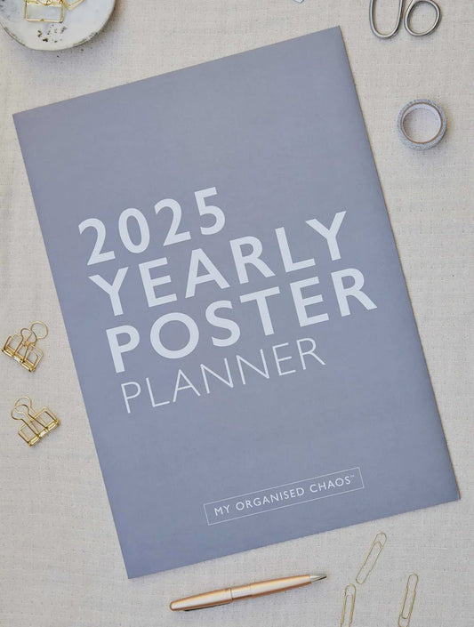 2025 Yearly Wall Planner