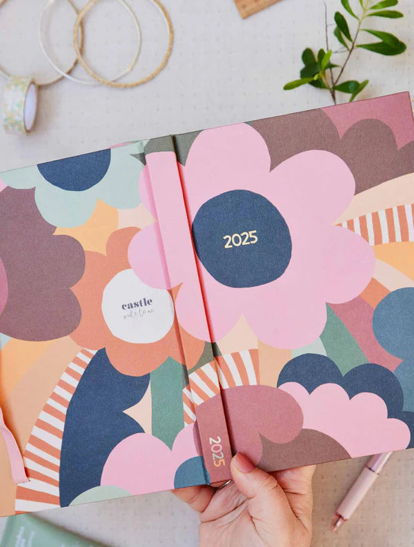 2025 Weekly Planner Peony