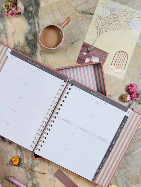 2026 Daily Hustle Planner Rose