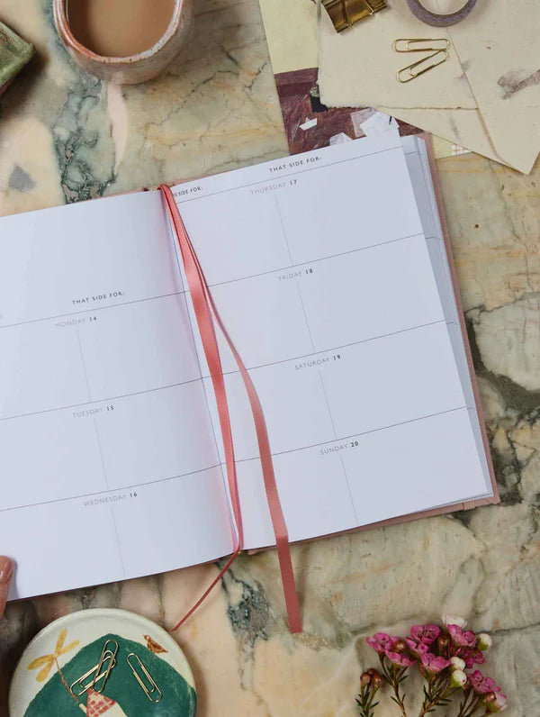 2026 Weekly Planner Blush